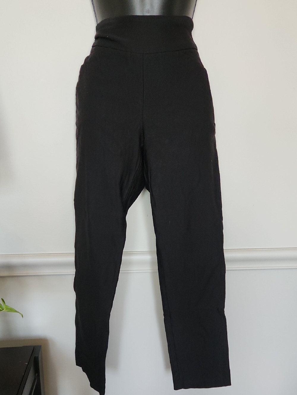 Tribal Black Tapered Ankle Pants